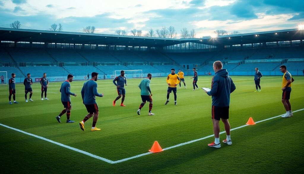 Особенности тренировочного процесса перед важными матчами - иллюстрация