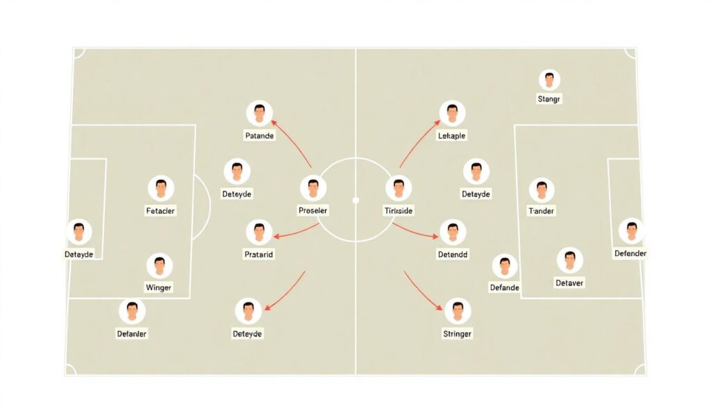 Тактические схемы: от 4-3-3 до 3-5-2 и их эффективность - иллюстрация