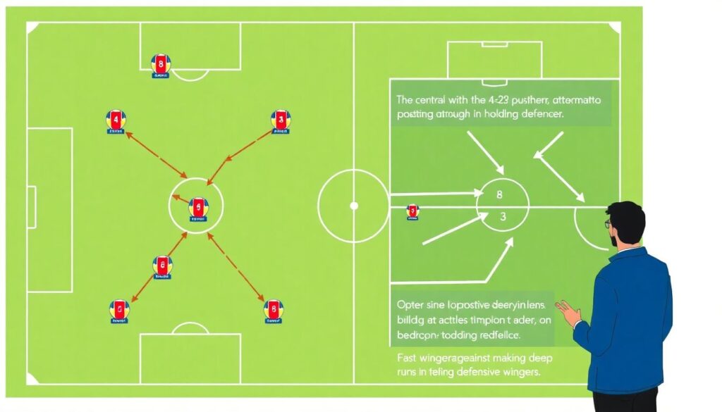 Как формируются расстановки под конкретного соперника - иллюстрация
