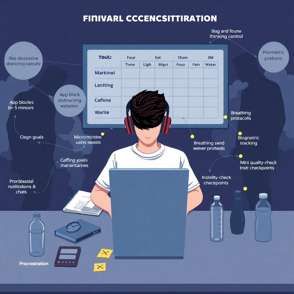 Стратегии сохранения концентрации на заключительных стадиях работы