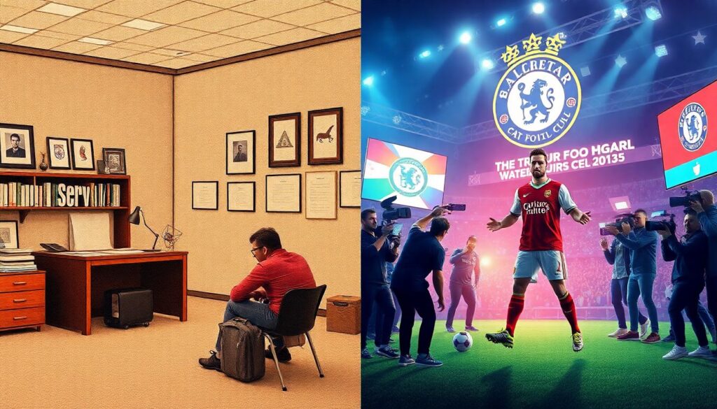 История трансферных историй крупных клубов - иллюстрация