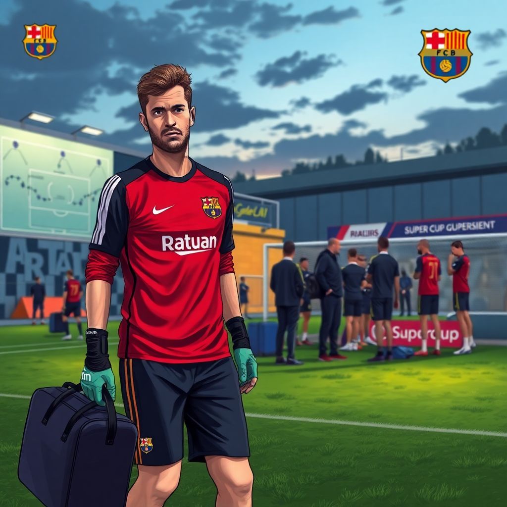 Тер Штеген покинул «Барселону» перед Суперкубком: причины и последствия